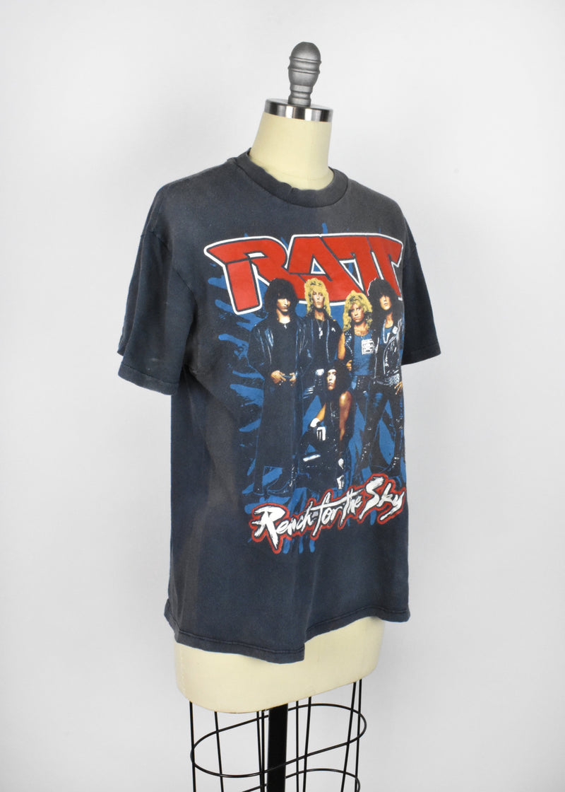 1989 Ratt Reach for the Sky City to City Tour T-Shirt – DESERT