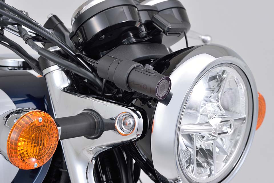 オートバイ専用GPSドライブレコーダー｜MIO M777D