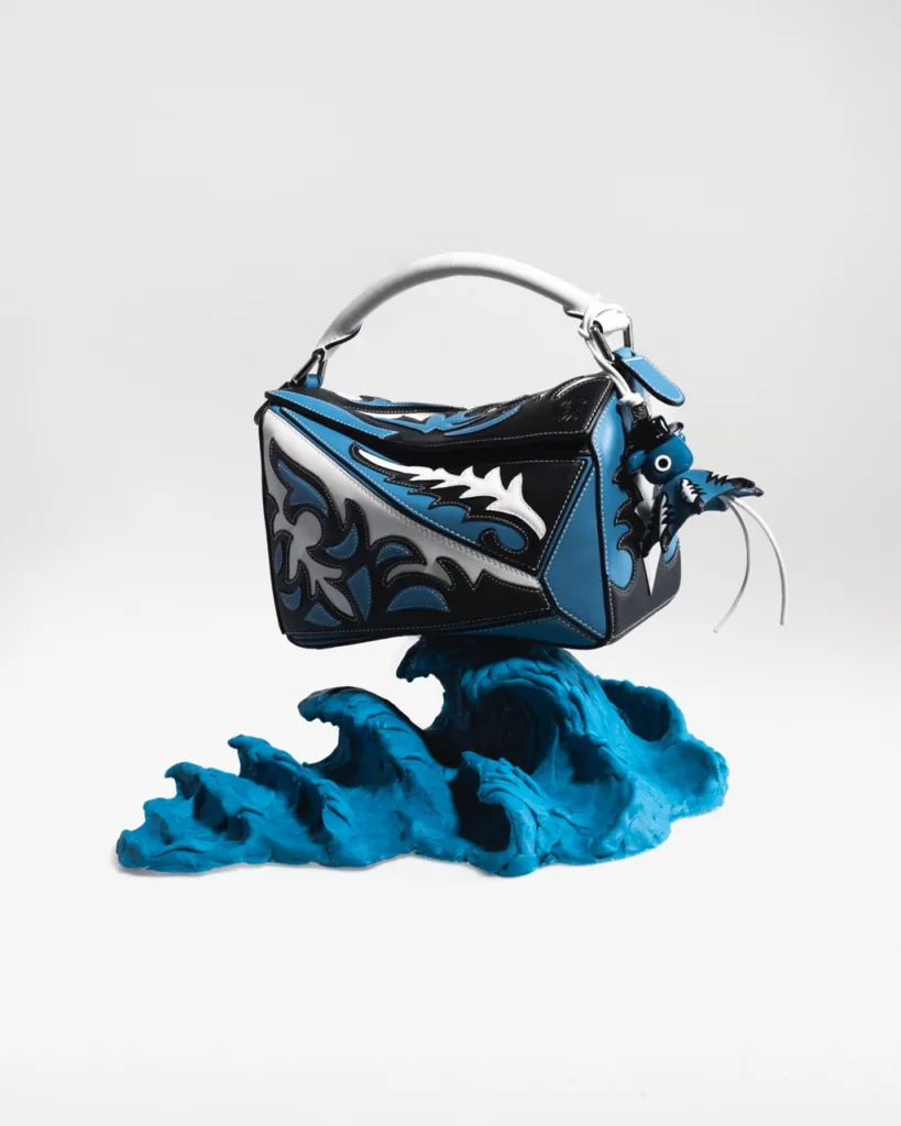 Loewe's Puzzle Bag celebrates a decade of playful haute couture