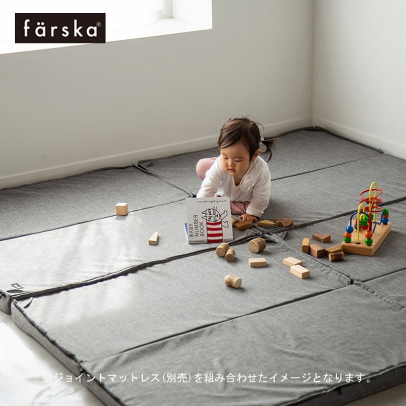 コンパクトベッドFree/メランジグレー(メランジグレー): 家具