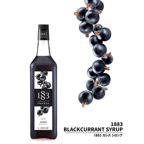 Daiichi F&L / 【セット販売のみ】カシス シロップ 1000ml | 1883シロップ