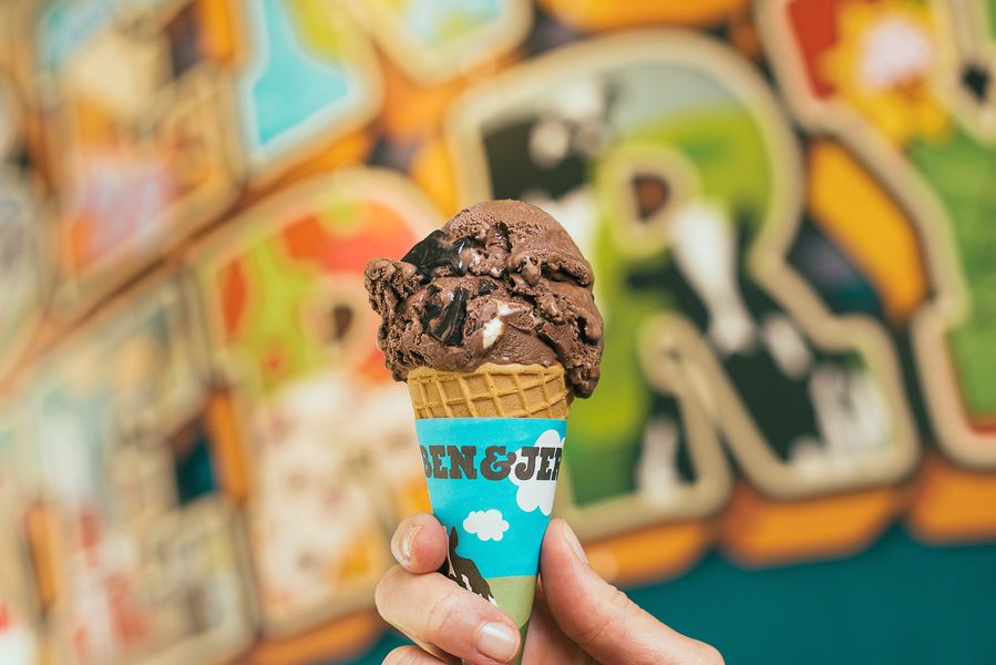 Ben & Jerry'sの「フリーコーンデー」が今年も、近くのショップに行っ