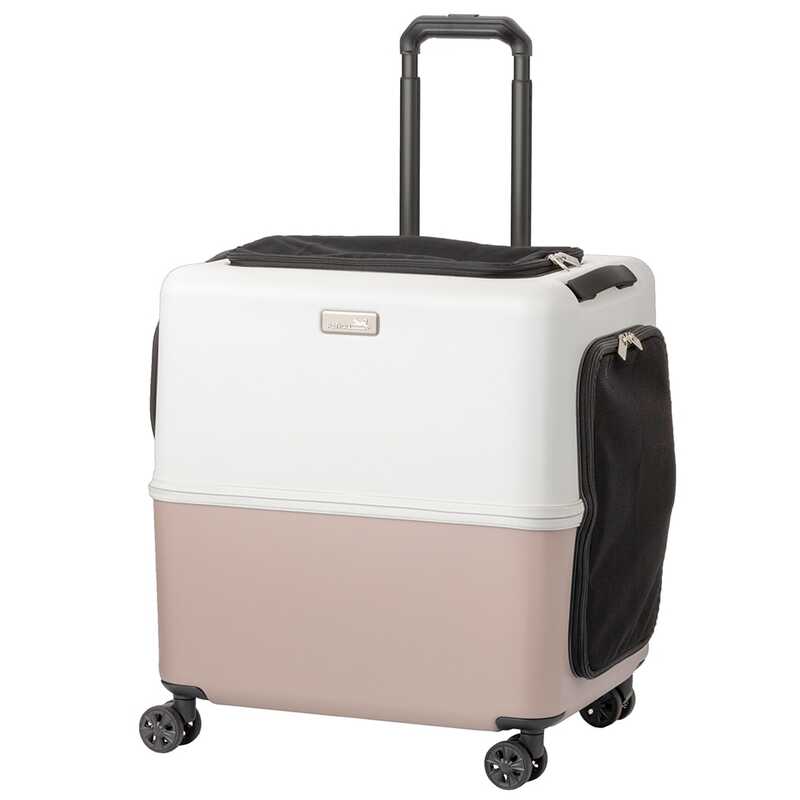 PET CARRY icoペチコL ピンクベージュ×ホワイト｜大丸