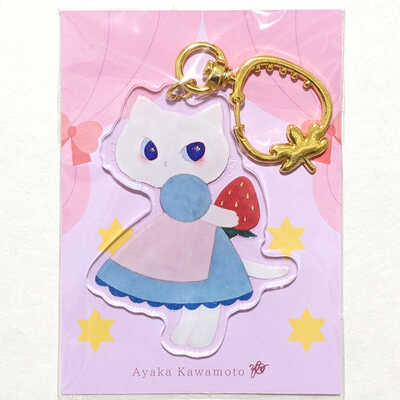 アクリルキーホルダー 白ねこ｜大丸松坂屋オンラインストア【公式通販】