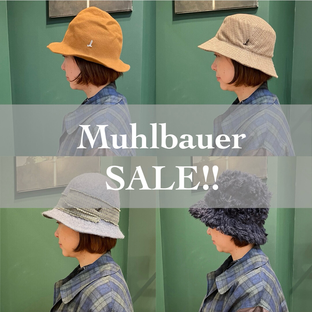 アッシュ・ぺー・フランス】SALE開催中‼ミュールバウアーの帽子