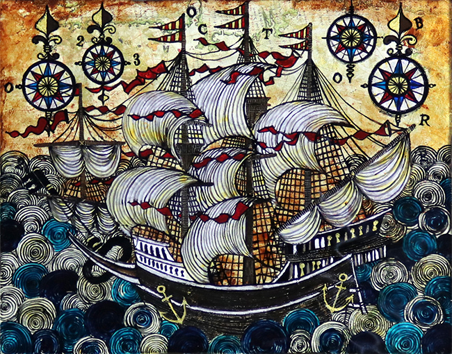 坪内好子 銅版画とガラス絵の世界 | Artglorieux アールグロリュー