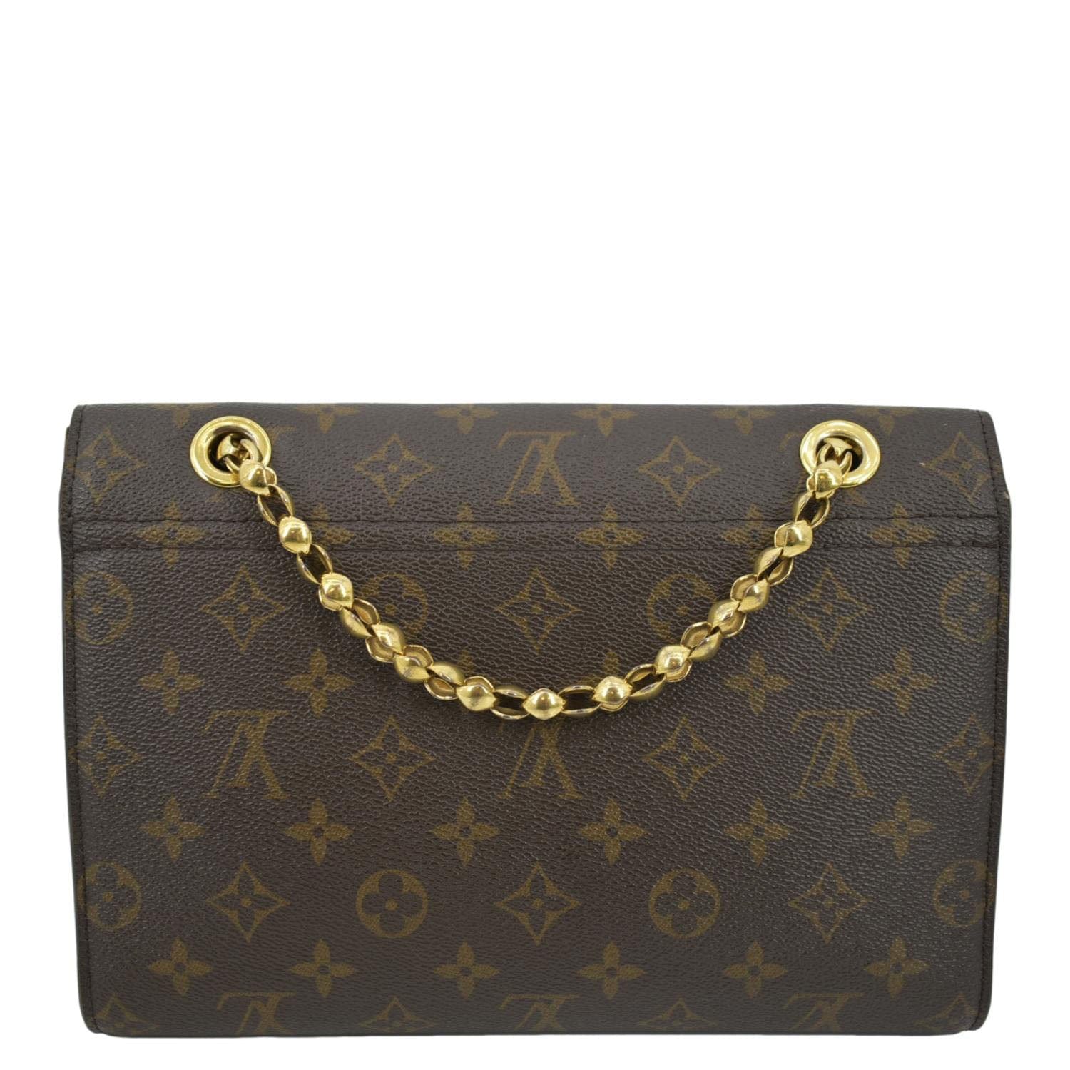 LOUIS VUITTON Victoire Monogram Canvas Crossbody Bag Black