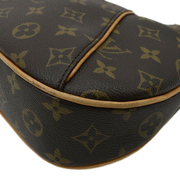 LOUIS VUITTON Thames PM Monogram Canvas Shoulder Bag Brown