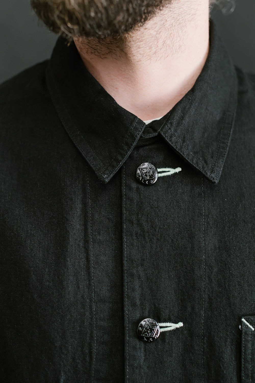 1101-FTC - No. 1 Jacket Flat Twill - Black | Dant