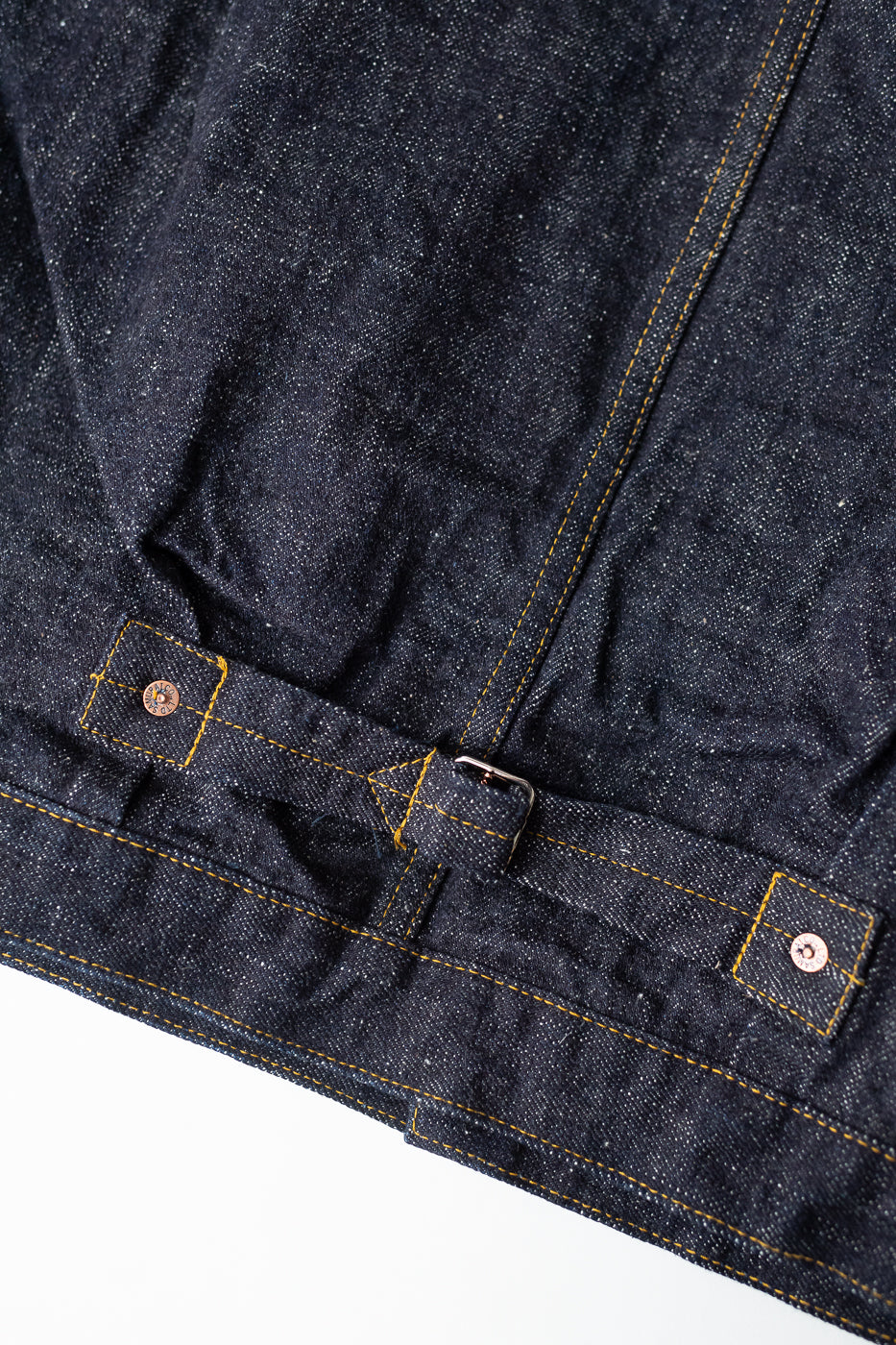 S556VX - 17oz Zero+ Model Type I Denim Jacket T-Back Spec - Indigo