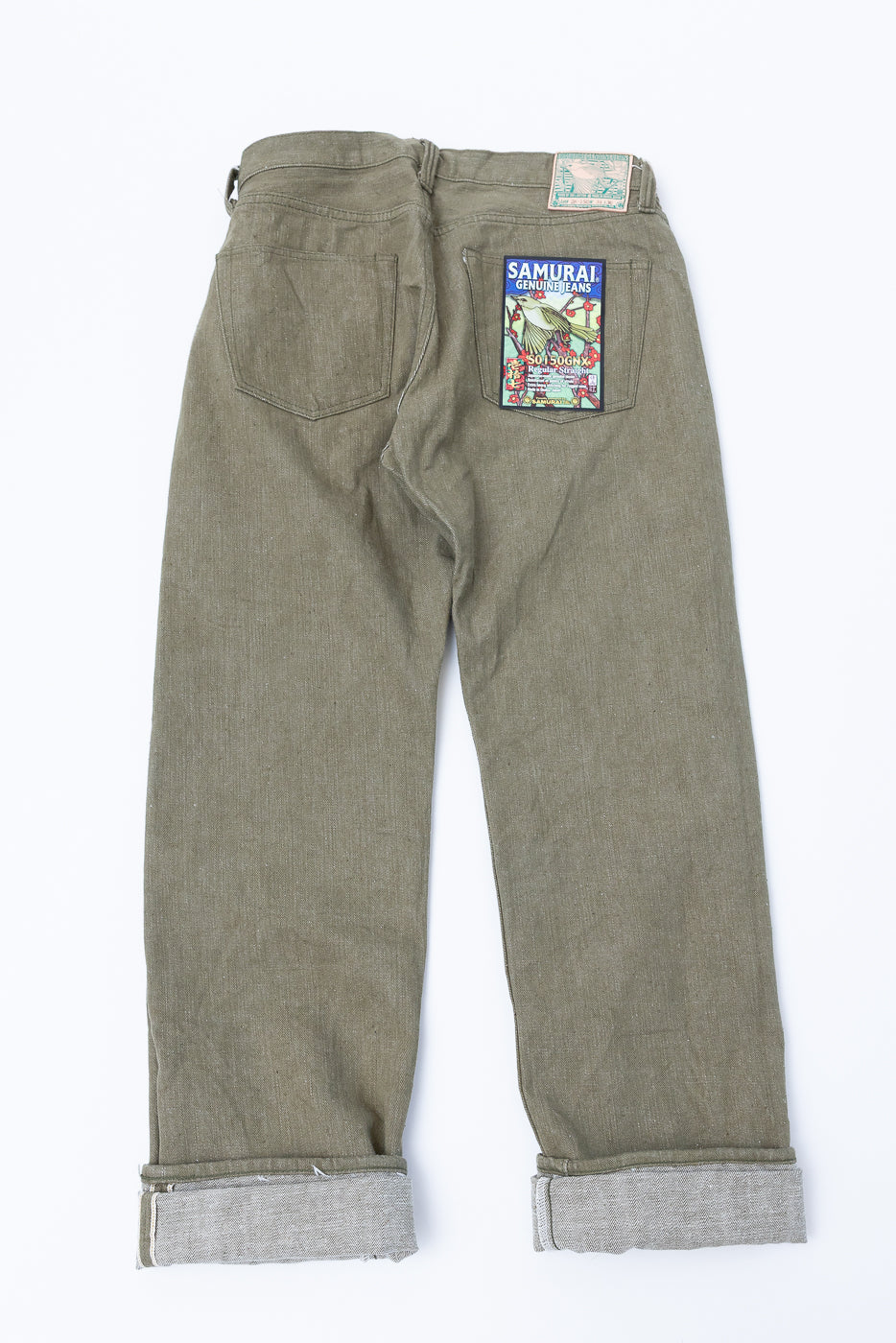 S0150GNX - 17oz Uguisu Denim - Regular Straight | Dant