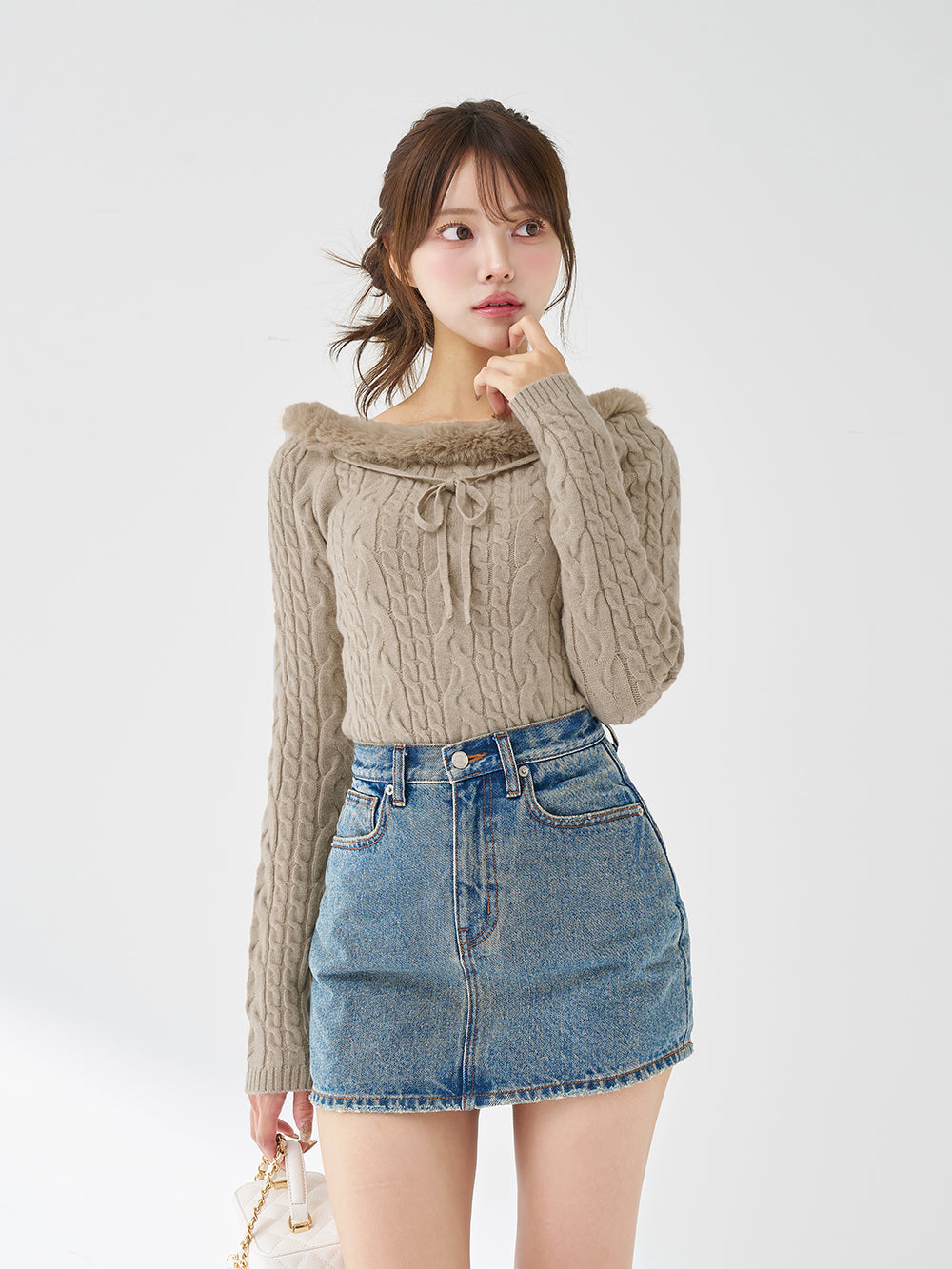 スムースファーリブニットトップス – Darich (ダーリッチ)