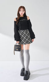 ドッキングミドルウエストニットミニワンピース – Darich (ダーリッチ)