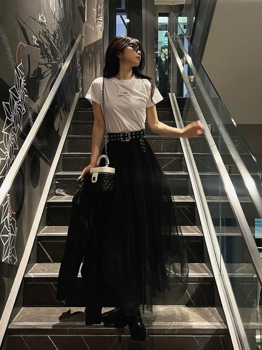 ドットチュールロングスカート – Darich (ダーリッチ)