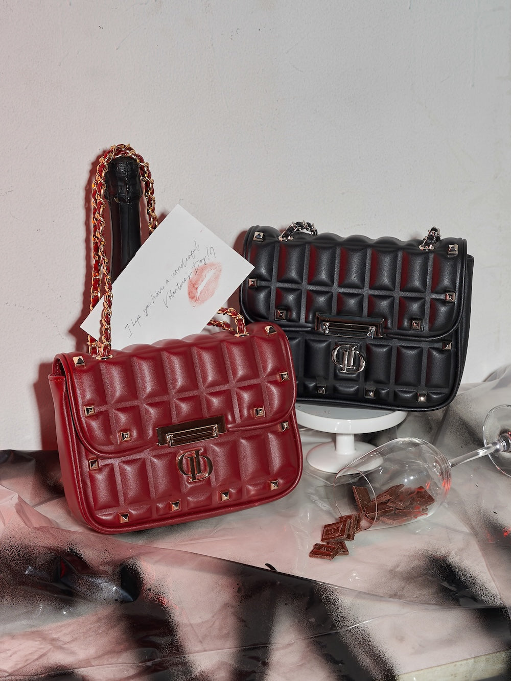 ブロックレザーショルダーバッグ – Darich (ダーリッチ)