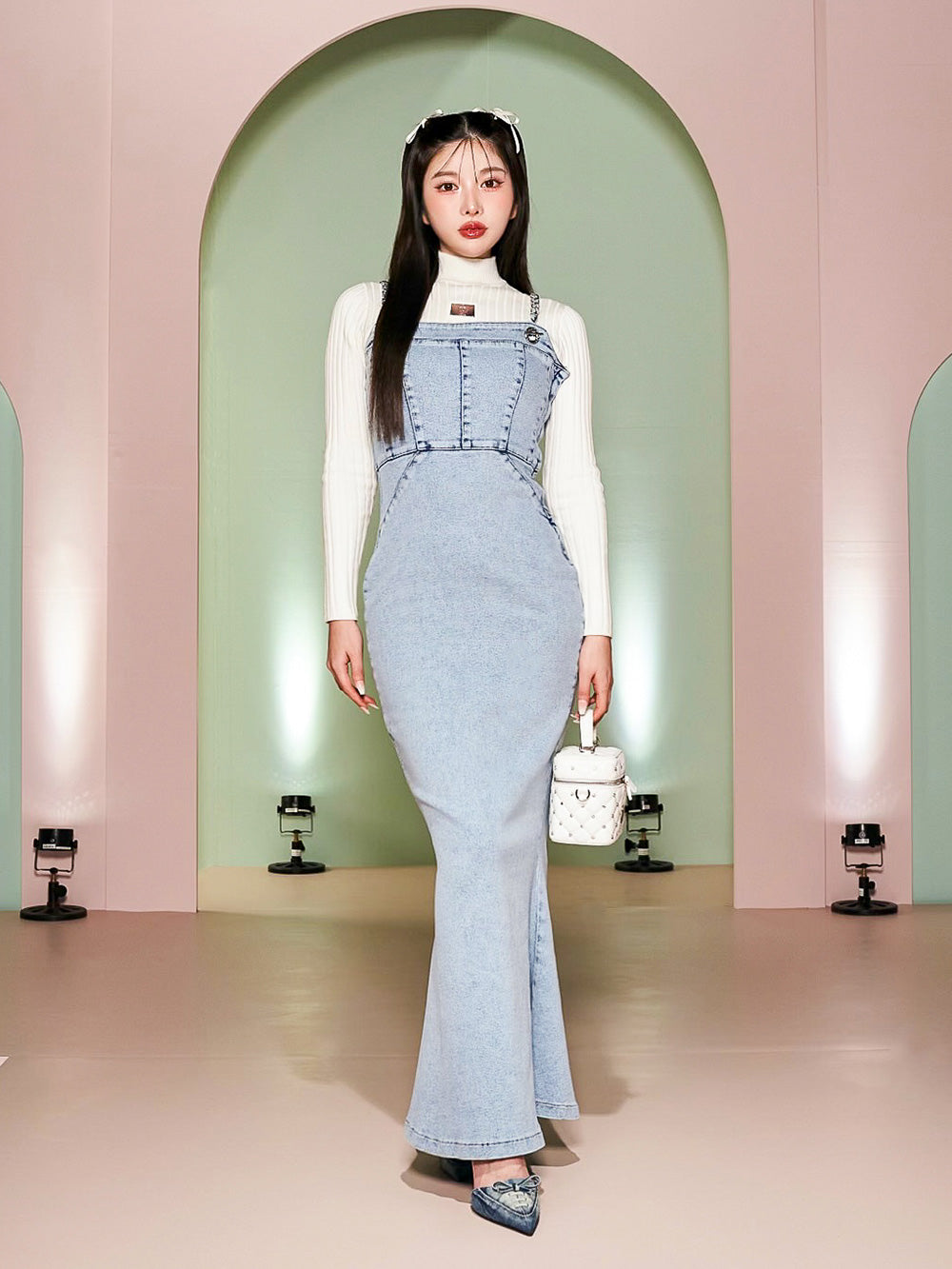 プレートカラーリブニットトップス – Darich (ダーリッチ)