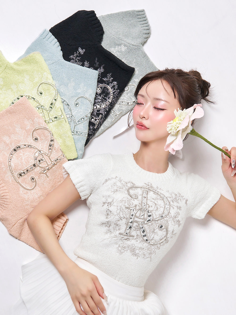 チェックジャガードノースリニットミニワンピース – Darich (ダーリッチ)