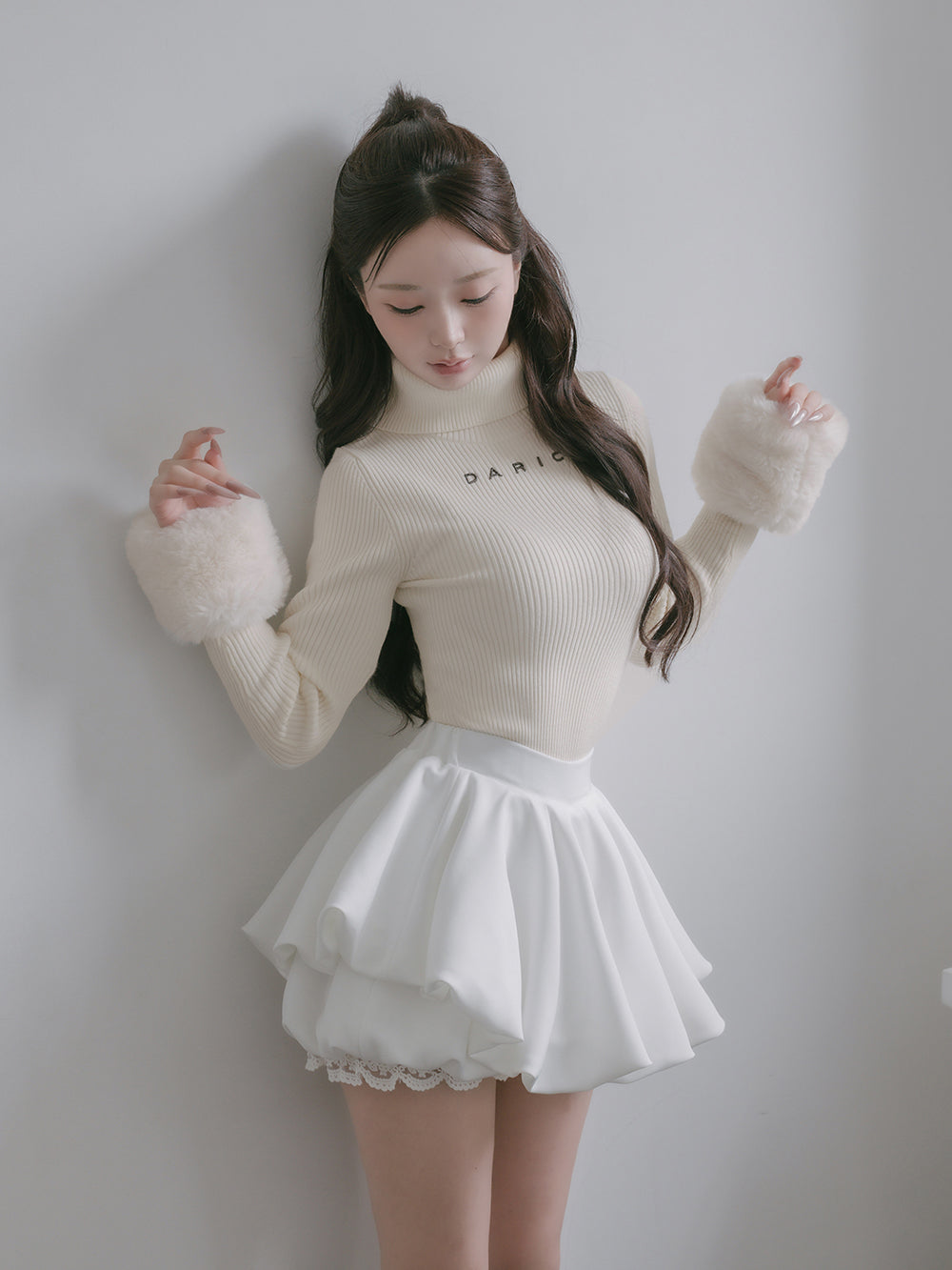 スムースファーリブニットトップス – Darich (ダーリッチ)