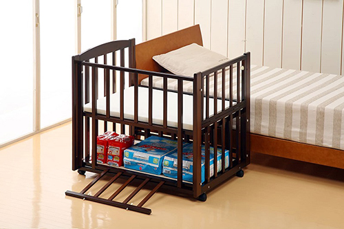 ツーオープンミニサイズベッド ビーサイドミニ ヤマサキ ベビーベッド