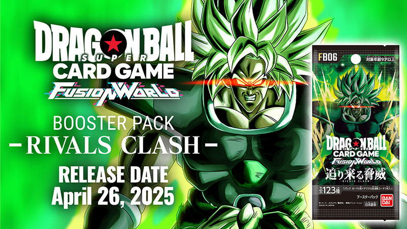 BOOSTER PACK -RIVALS CLASH-[FB06] | Dragon Ball Super Card Game
