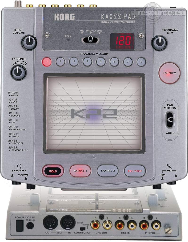 Korg › KAOSS PAD KP2 › Effector - Gearbase | DJResource