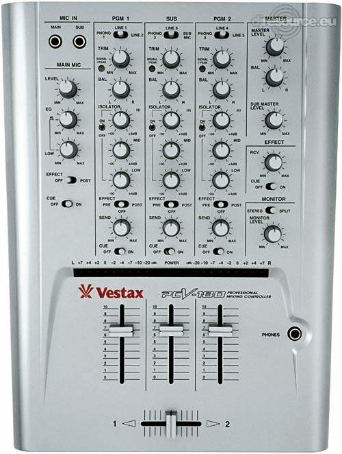 Vestax › PCV-180 › Mixer - Gearbase | DJResource