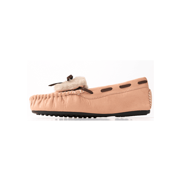 ふかふかボアリボンモカシン | スリッポン通販のDHC