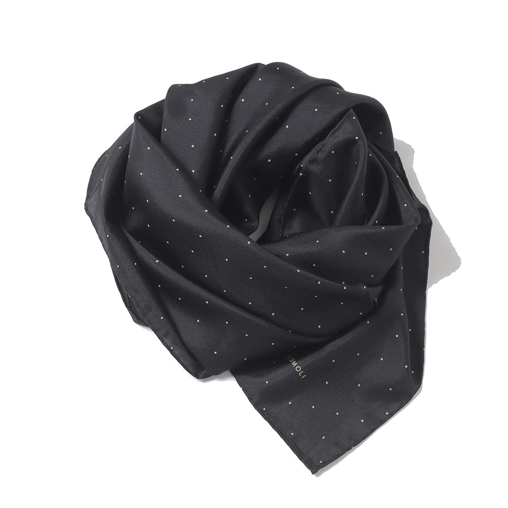 COMOLI) シルクドット スカーフ (A03-07009) | COMOLI / アクセサリー