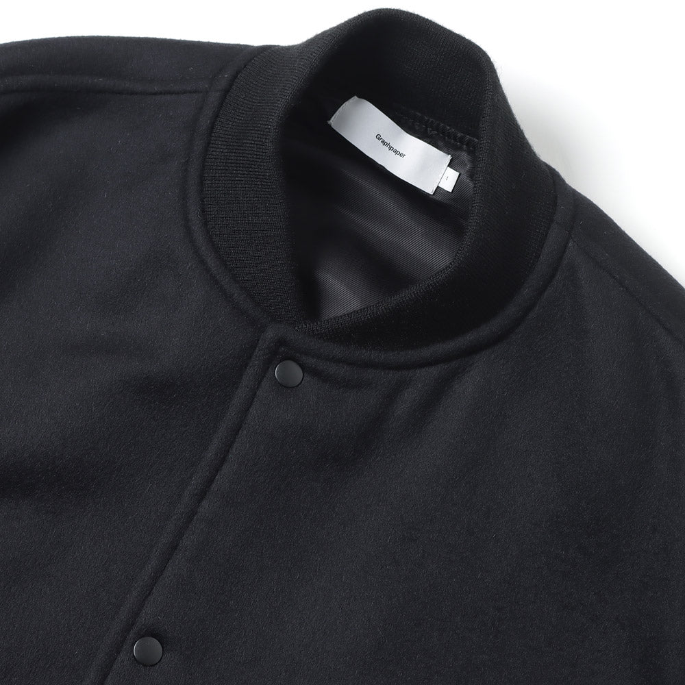 Graphpaper) Light Melton Stadium jacket (GM233-30298B