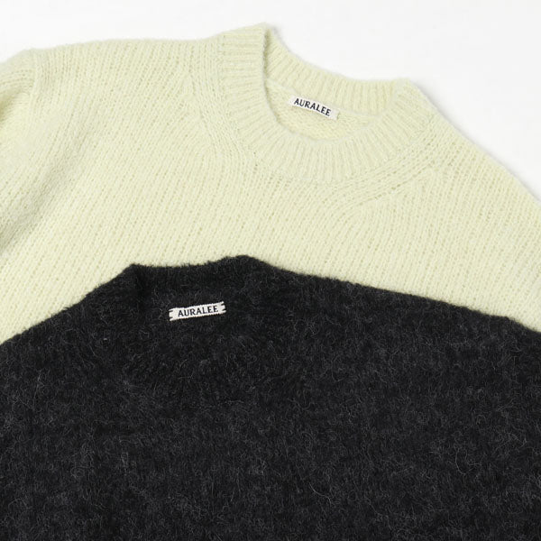 ALPACA WOOL SUPER LIGHT KNIT BIG P/O (A20AP02AW) | AURALEE