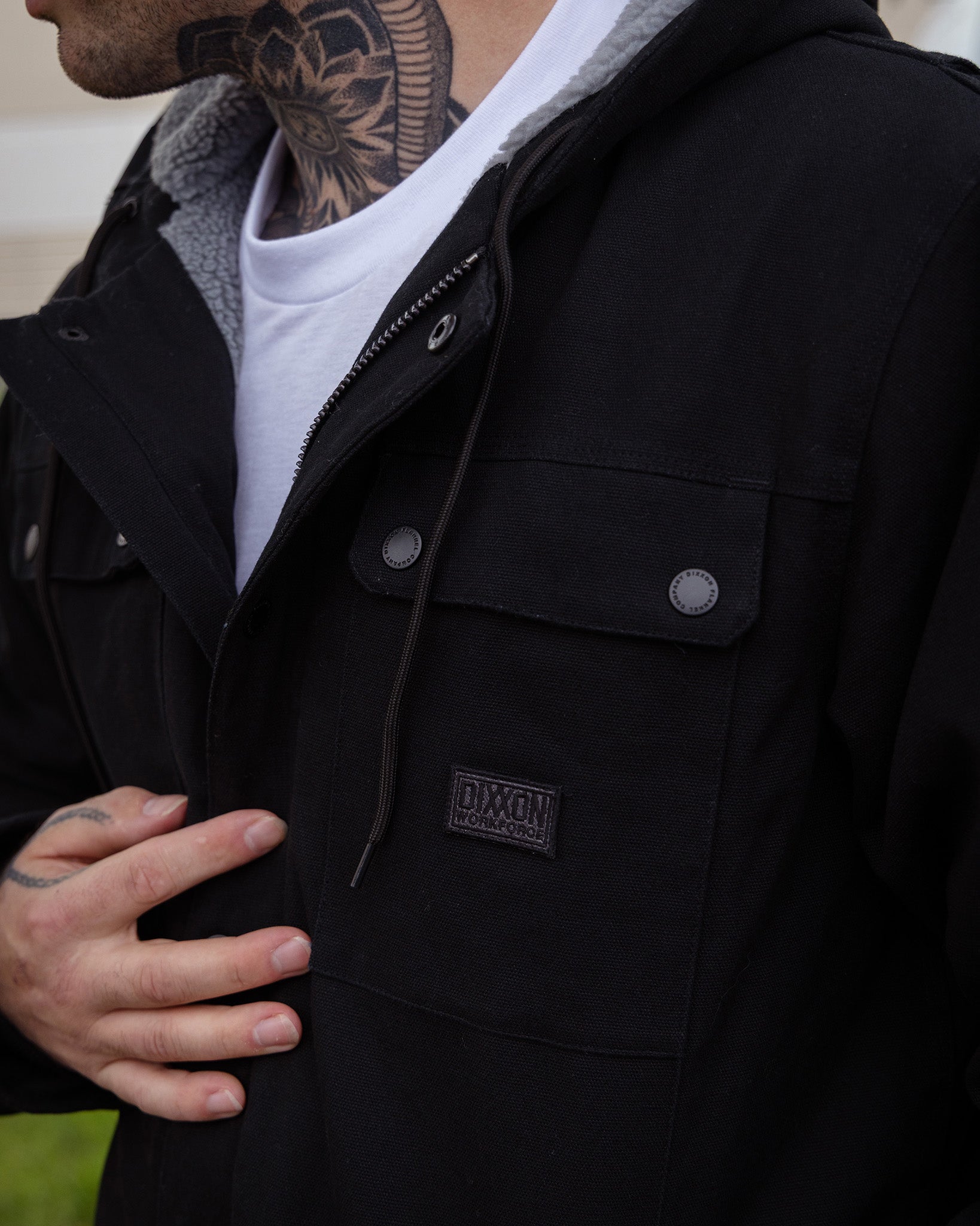 Colt Sherpa Work Jacket - Black by Dixxon: Shop Now