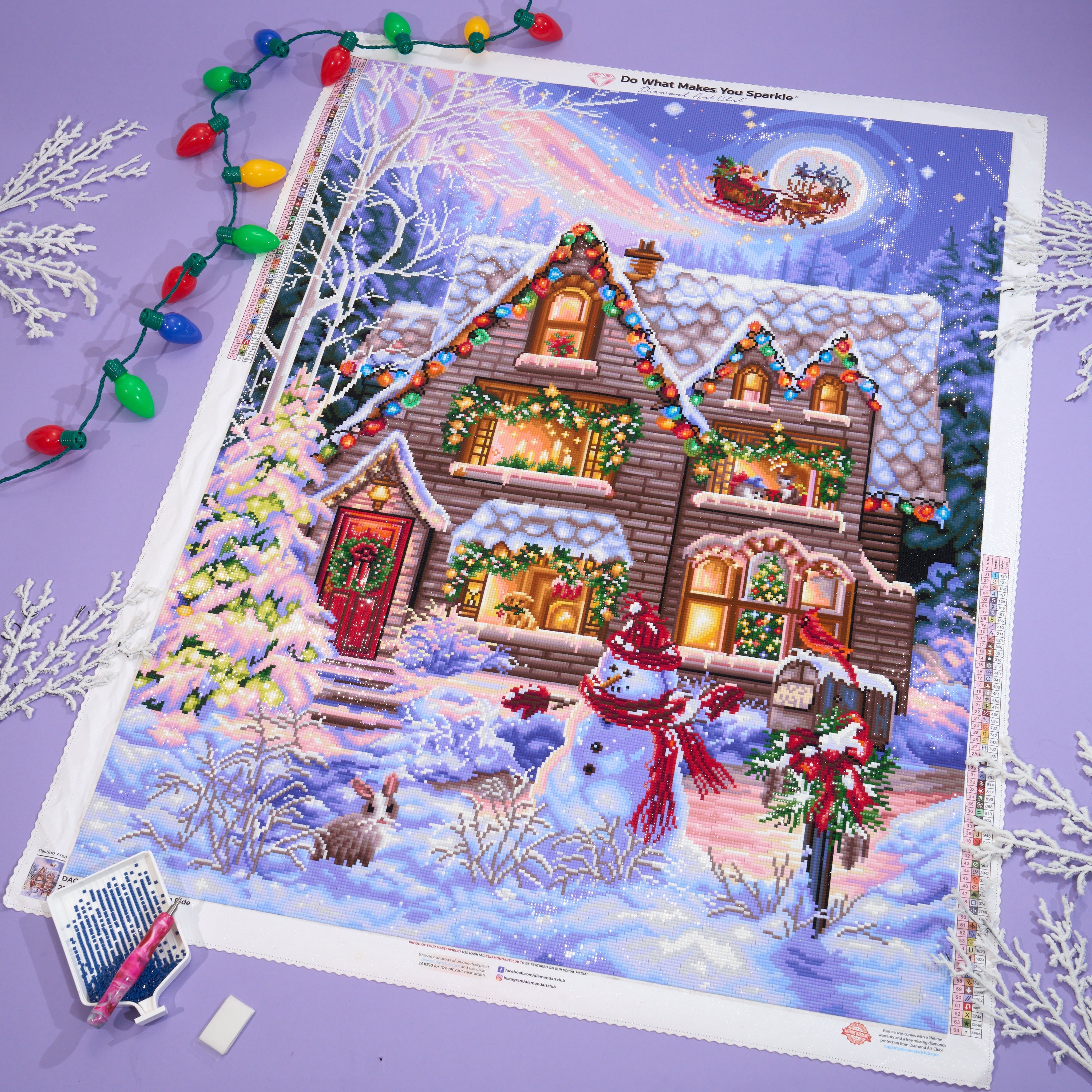 Santa's Sleigh Ride – Diamond Art Club