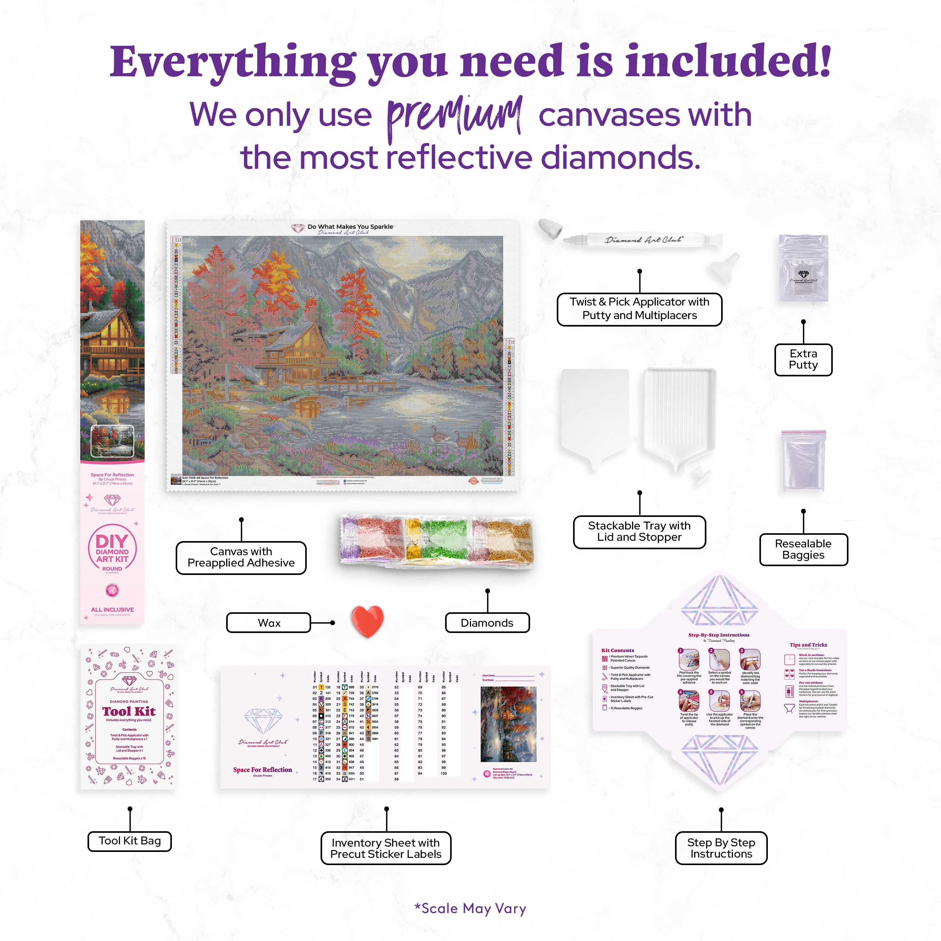 Space For Reflection Diamond Painting | Diamond Art Club™