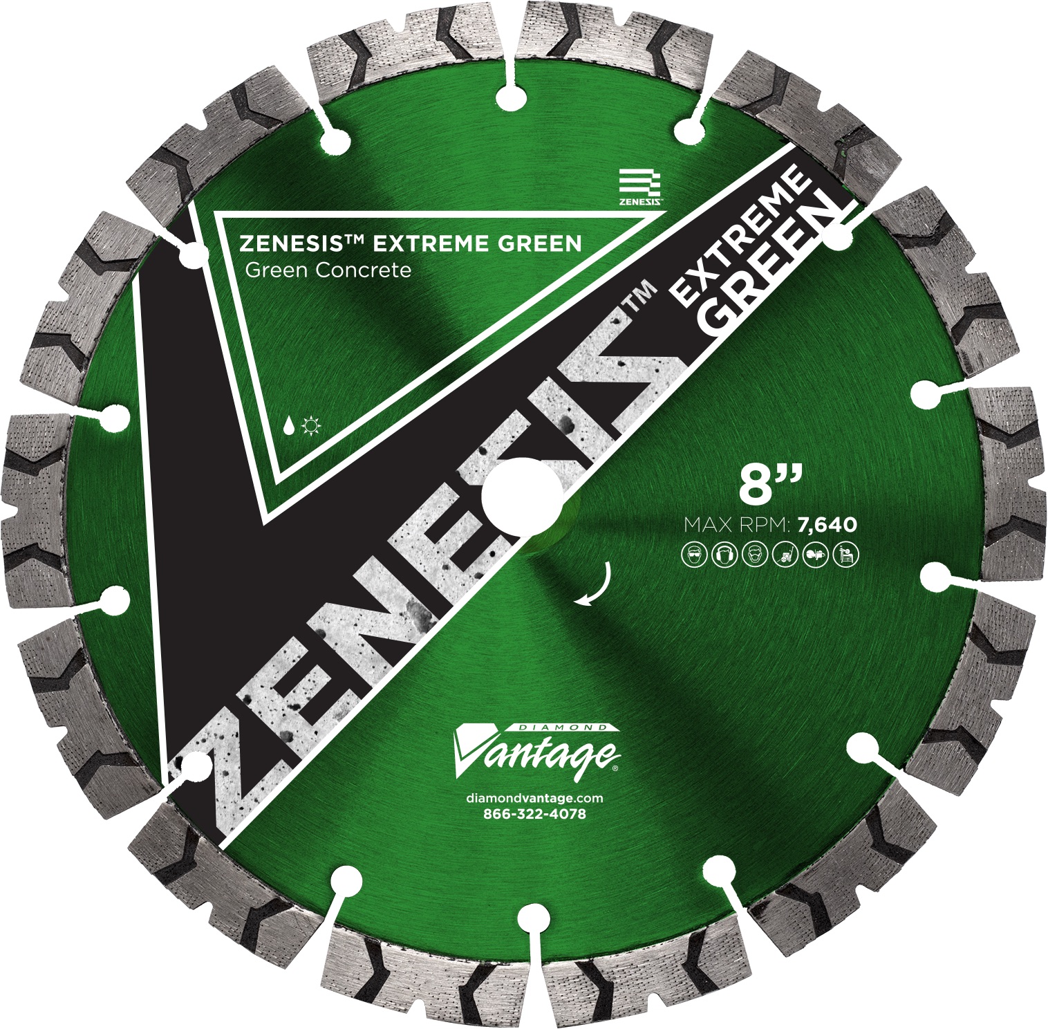 Early Entry Blade | Green Concrete | Diamond Vantage
