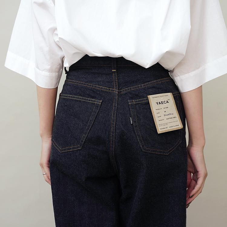 WIDE DENIM(14-13W) / INDIGO | YAECA (WOMEN)(ヤエカ) | BOTTOMS