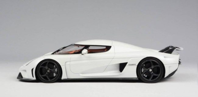 Fronit-Art New Koenigsegg Regera – White - DiecastSociety.com