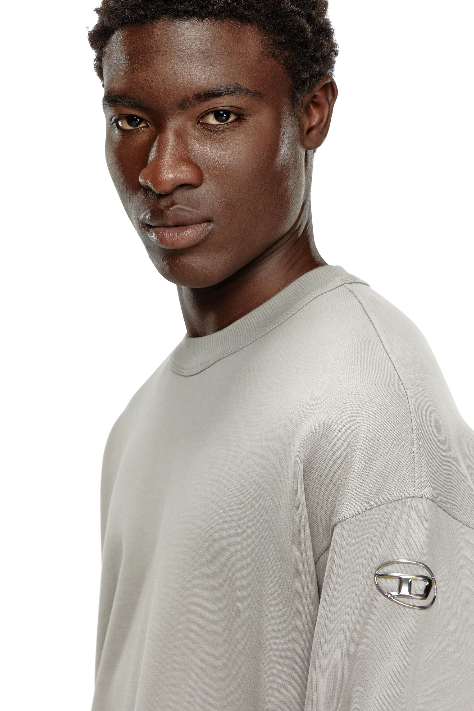 S-MACSIS-OD スウェットプルオーバー｜グレー｜メンズ｜DIESEL