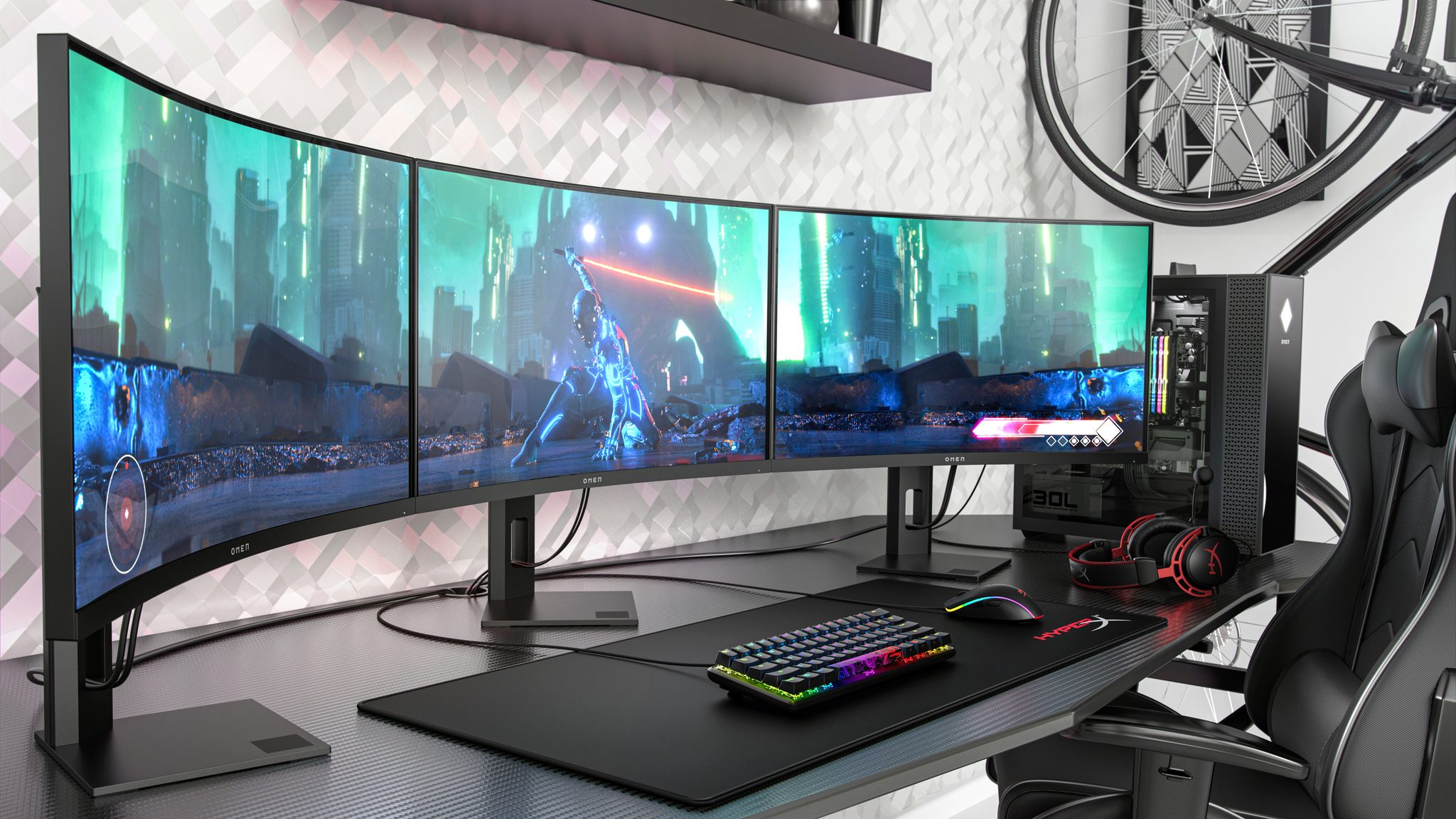 HP just launched a killer curved 1440p 240Hz gaming monitor