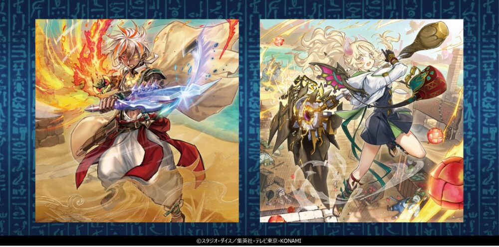 デスピアの導化アルベル』と『赫の聖女カルテシア』のイラスト違いが