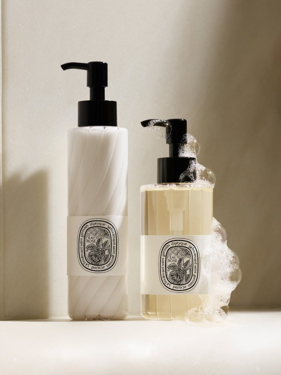 Eau Rose - Perfumed cleansing body gel | Diptyque Paris