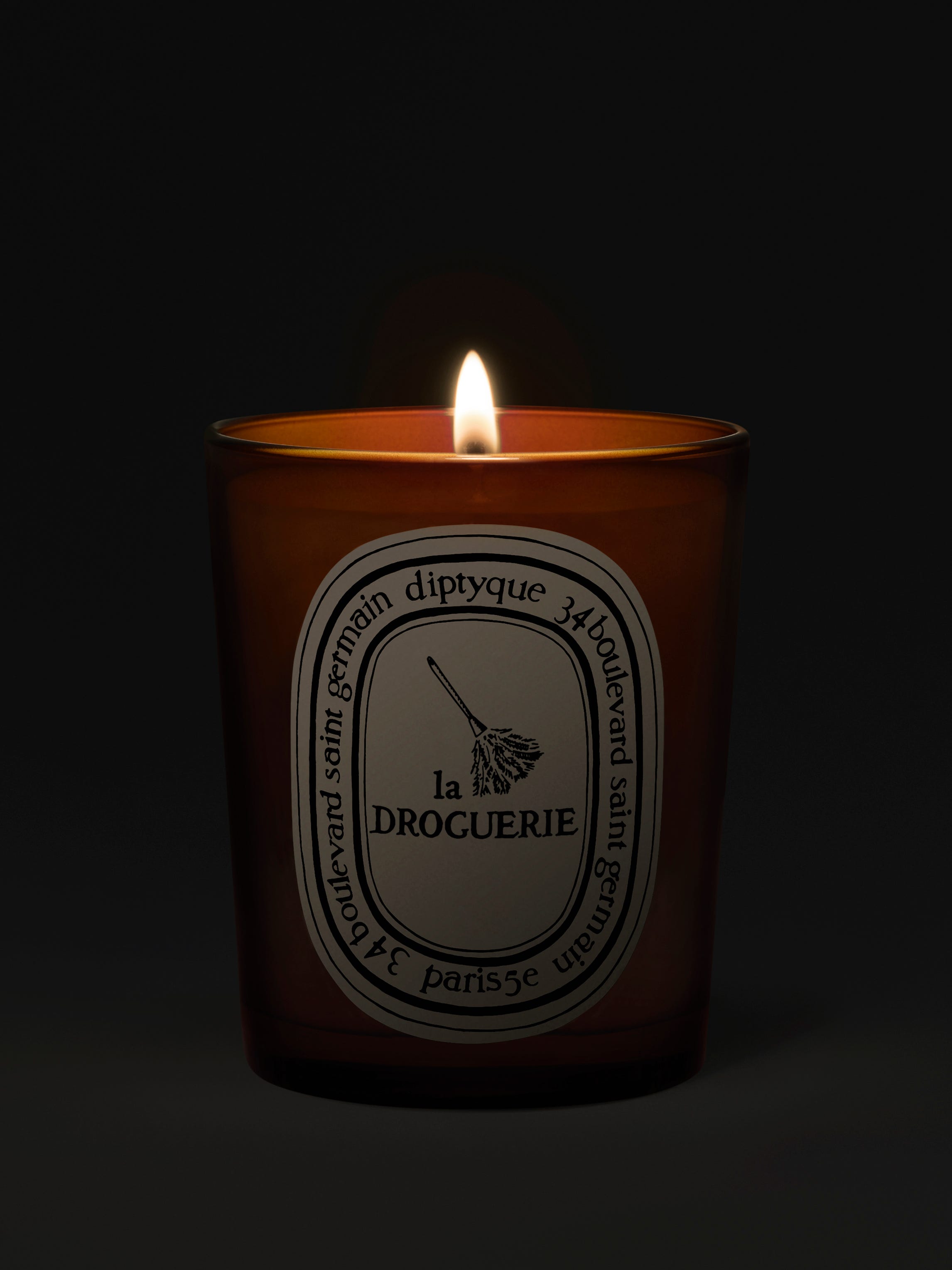 La Droguerie - Odor removing candle with basil | Diptyque Paris
