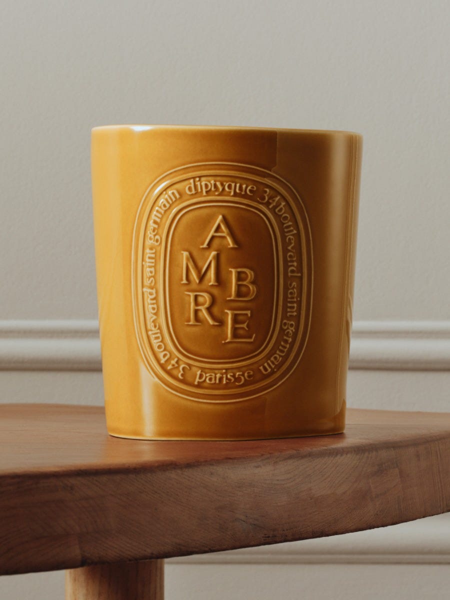 Ambre (アンブル) - エクストララージ キャンドル | Diptyque Paris