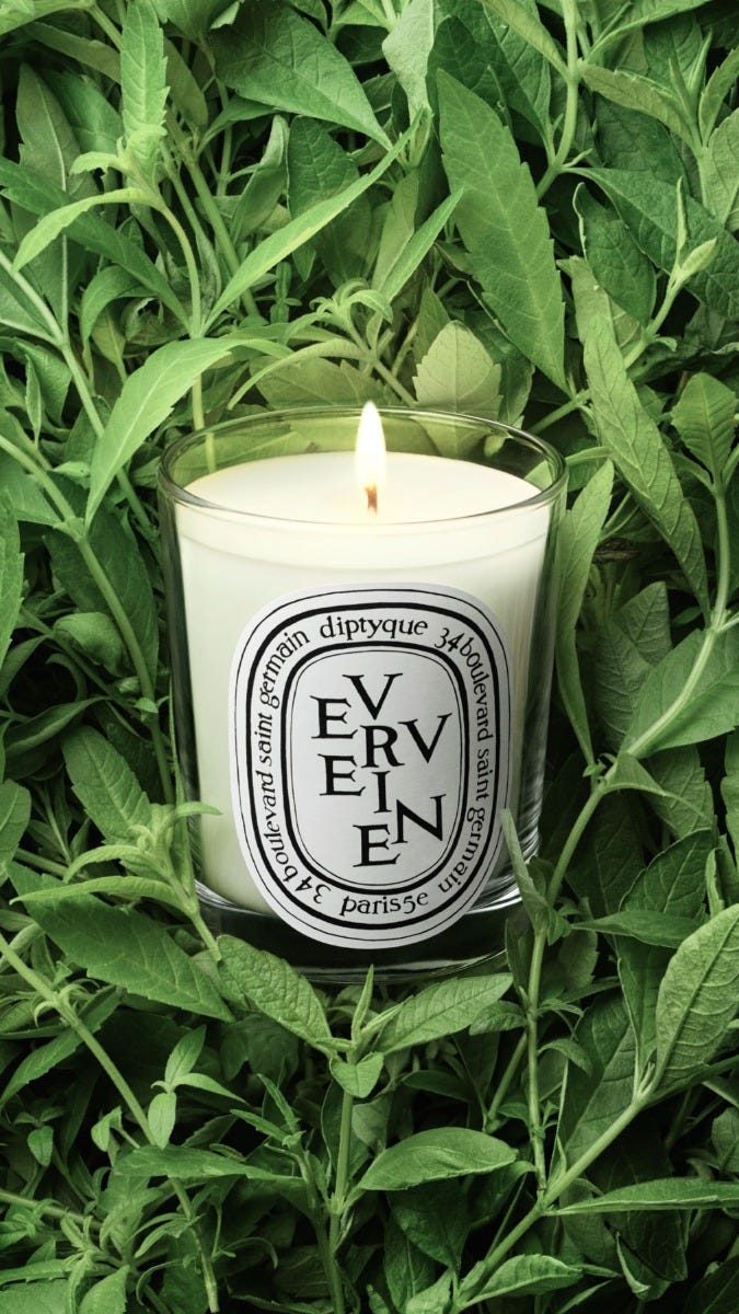 Verveine（ヴェルヴェーヌ） - スモールキャンドル | Diptyque Paris