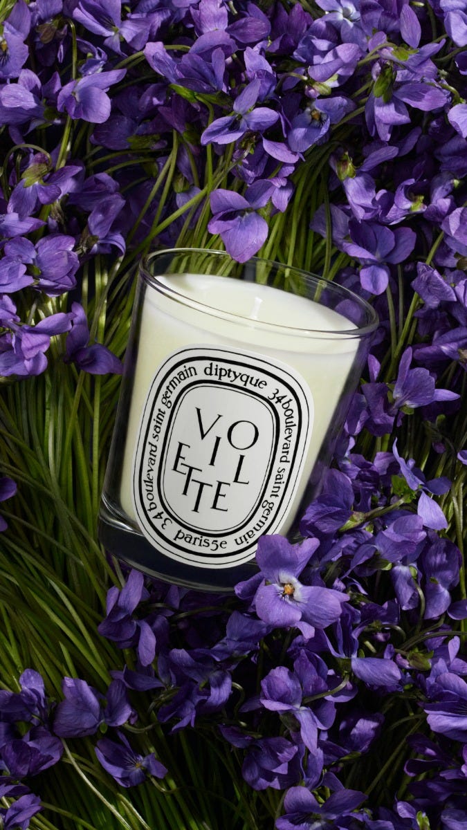Violette（ヴィオレット） - クラシックキャンドル | Diptyque Paris
