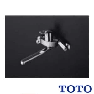 TOTO T330DR 壁付シングル混合水栓（先止め式、電器温水器用、湯側角度