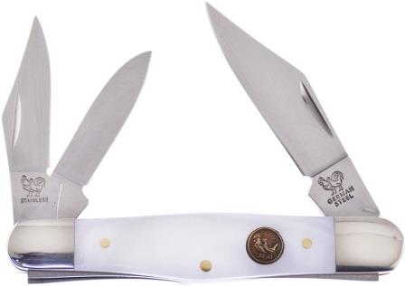Hen & Rooster Whittler Pocket Knife Mother of Pearl - HRI123MOP