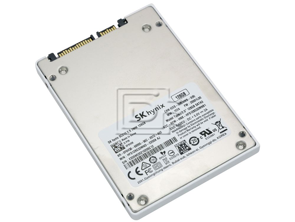 Dell F6H38 SK Hynix SC210 HFS128G32MND-2200A AJ 128GB SATA 2.5in SSD