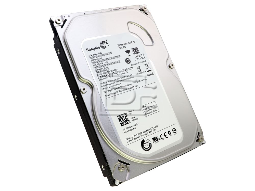Seagate ST3160318AS 160GB SATA Hard Drive HDD