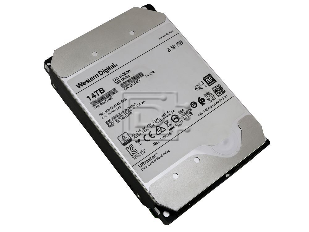 Western Digital / HGST 0F31051 / WUH721414AL5201 14TB 3.5