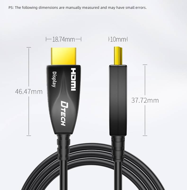 High Resolution DTECH 4K 60Hz 18Gbps Video Wire HDMI Kabel 2m 5m